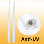 M07-SS-A1: 5dBi 2.4GHz Wi-Fi Straight Rubber antenna with SMA connector, UV resistan