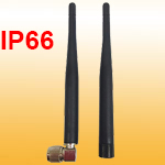 2-3dBi 2.4GHz Rubber Antenna for WLAN, WIFI, Bluetooth. IP66 Waterproof. with R/A and Straight SMA connector