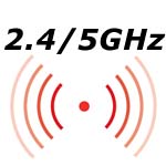 2.4/5GHz Dual Bands