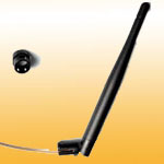 433MHz UHF Pigtail Swivel Rubber Duck antenna