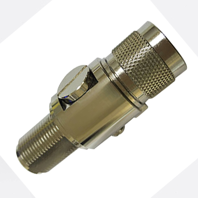N Jack Bulkhead to N Plug Lightning arrester (IP67 waterproof). gas tube voltage 230V 150V and 90V (optional)