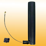 M50-FL: 3dBi 2.4GHz Pigtail Swivel Rubber antenna