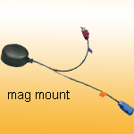 Combo GPS(Glonass) + 4G LTE magnetic mount Antenna for Car/Vehicle Outdoor use. Water resistant IP65-rating