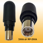 900/2400MHz Monopole Stubby Antenna with SMA male connector. 900~928/2400~2500MHz, IP65 waterproof