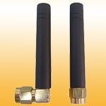 433MHz UHF monopole stubby rubber antenna w/ SMA Male R/A and Straight