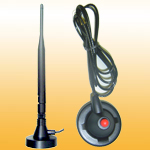 2.4GHz 5dBi Swivel Rubber antenna and magnetic base (Detachable)