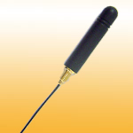 M28-FL: 38mm stubby PIGTAIL rubber antenna for 2.4GHz WLAN & Bluetooth