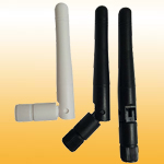 M35: 2.4GHz Swivel Rubber Dipole antenna with SMA, 2dBi Gain