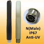2-4dBi 700-2700MHz 4G LTE Boardband Antenna with N male. IP67 / Anti-UV for indoor/outdoor