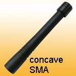 433MHz Straight Rubber antenna with SMA Male, concave SMA, IPx7 waterproof, Anti-UV antenna