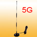 Sub-5G 4G LTE magnetic mount whip antenna 700~960/1700~2700/3300~3800MHz 7dBi