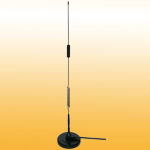 4G LTE magnetic mount whip antenna 700~960/1700~2700MHz 7dBi, RG195 low loss cable