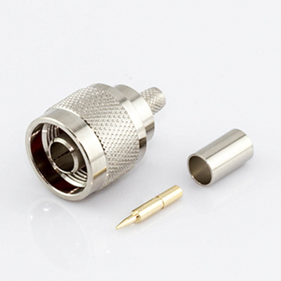 N-01: N Straight Plug Crimp connector