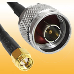 N-TYPE MALE TO SMA MALE CABLES (Outdoor), RG58/u RG195 CFD200 and CFD400 coaxial cable