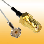 SMA Female B/H to Murata MXTK 92/88 GSC Coaxial Cable assembly 0.81mm