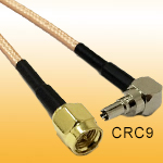 SMA Male to CRC9 R/A Pigtail Cable adapter with RG174 RG178 RG316...etc
