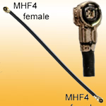 MHF4 to MHF4 cable assembly with cable OD0.81mm or OD1.13mm. I-PEX 4L to I-PEX 4L, MHF4L to MHF4L