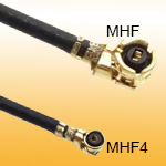 iPEX MHF to MHF4L with OD1.13mm or OD0.81 cable assembly