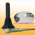 Car Roof Screw Mount antenna for GSM Quad Band 824-960/1710-1990MHz, 3dBi 【detachable base】