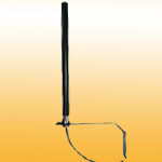 Screw Mount antenna with L bracket wall mount for 2.4GHz WLAN, Outdoor IP65, 3-4dBi