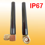 5G 4G LTE Terminal Mount Monopole Antenna 600~6000MHz with Right Angle SMA male connector. IP67 waterproof