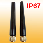 5G 4G LTE Terminal Mount Monopole Antenna 600~6000MHz with Straight SMA male connector. IP67 waterproof