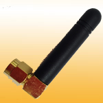 4G LTE RIGHT ANGLE RUBBER ANTENNA. 700-2700MHz. 4G LTE Boardband rubber stubby antenna. 57.25mm