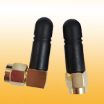 Stubby Short Antenna Straight and R/A for Wi-Fi 6E with SMA or Reverse (RP) SMA male. 2.3~2.5GHz/4.9~7.125GHz. WIFI 6E DUAL BAND SMAM