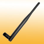 868/915MHz Swivel Rubber Dipole antenna with SMA, 2dBi