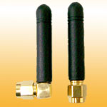 433MHz monopole stubby rubber antenna w/ SMA Male R/A and Straight (Fixed)