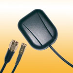 GPS Active Antenna with magnetic mount +2.5 to +12Vdc input AutoSwitch, 2 Stages active LNA 28dB Gain