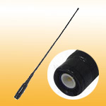 VHF/UHF 144/430MHz Flexible Handheld antenna, BNC male, SMA Male/Female. 410mm