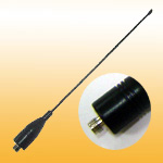 VHF/UHF 144/430MHz Flexible Handheld antenna, BNC male, SMA Male/Female. 230mm