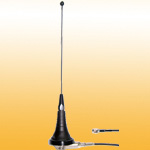Screw Mount Car Roof Whip antenna for 433MHz or 450-470MHz, 0dBi. detachable cable