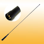 Dual Band 144/430 MHz (VHF/UHF) mobile whip antenna 3.0/5.5dBi, UHF PL259 base