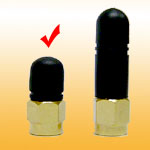 M001-S2: 19mm smallest rubber SMA antenna for 2.4GHz