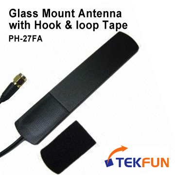 4G/LTE 3G/GSM and WiFi glass mount "VALCRO" patch antenna, 3dBi 690~960/1710~2170/2400~2700MHz, I-Bar
