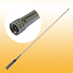 Dual Band 144/430 MHz (VHF/UHF) mobile whip antenna 3.0/5.5dBi, 200W, UHF PL259 base